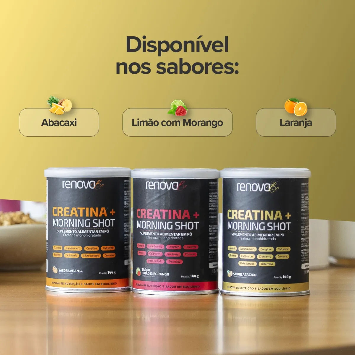 3 Creatinas + 2x Hidratantes Labiais