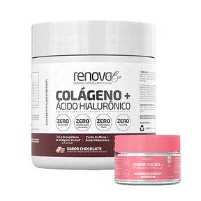 1 Pote Colágeno Verisol® + 1 Creme Resveratrol