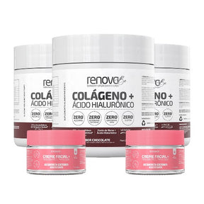 3 Potes Colágeno Verisol® + 2 Resveratrol