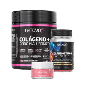 Kit Colágeno Verisol® + Colágeno Tipo 2 + Resveratrol