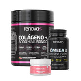 Kit Colágeno Verisol® + Ômega 3 Meg-3 + Resveratrol