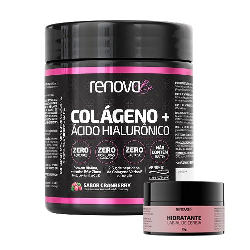 1 Colágeno Verisol® + 1 Hidratante Labial