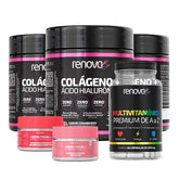 3 Colágenos Verisol® + 1 Retinol + 1 Resveratrol + 1 Multivitamínico