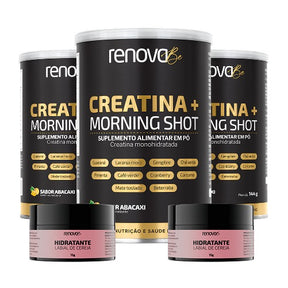 3 Creatinas + 2x Hidratantes Labiais