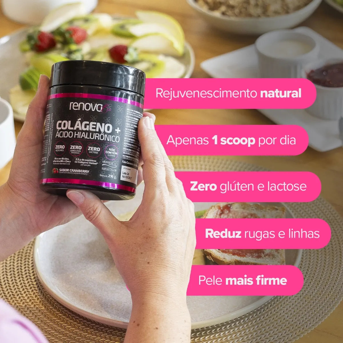 1 Colágeno Verisol® + 1 Hidratante Labial