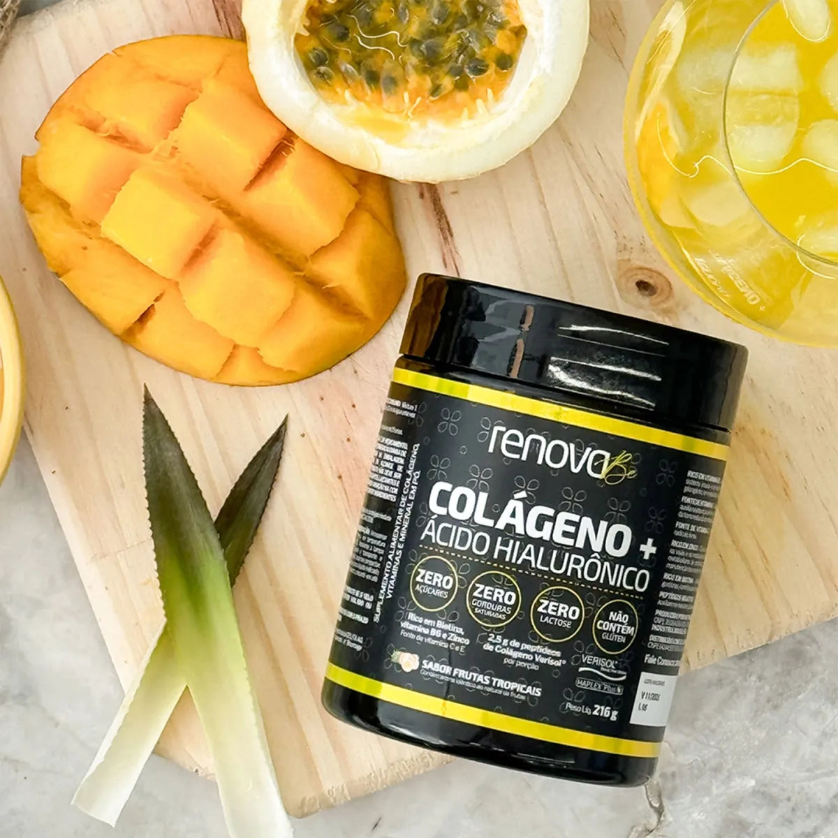 3 Colágenos Verisol® + 1 Retinol + 1 Resveratrol + 1 Multivitamínico